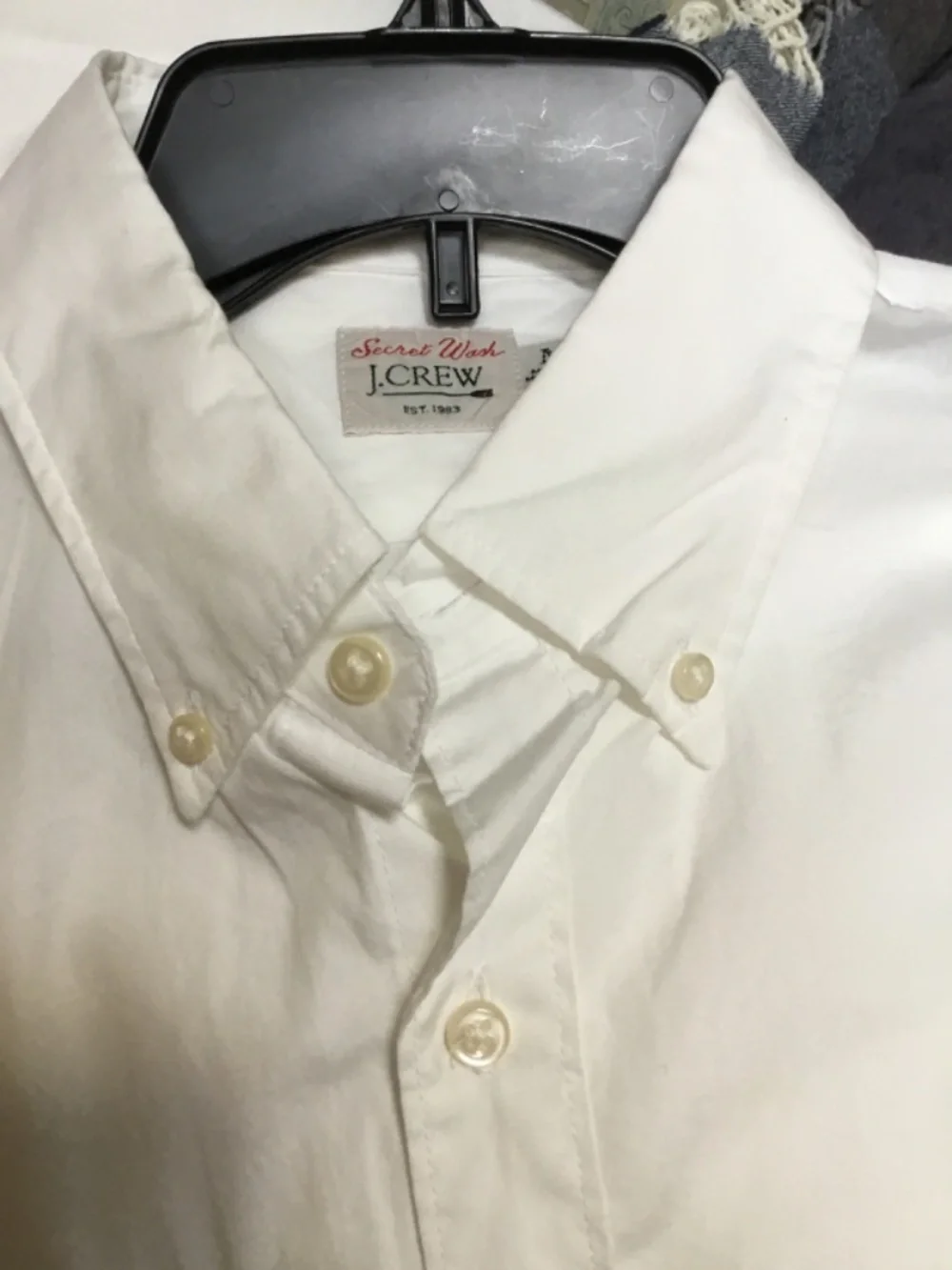 J crew white button down shirt